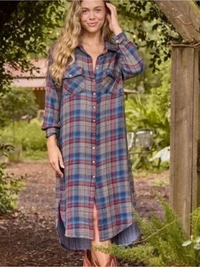 Natural life plaid dress